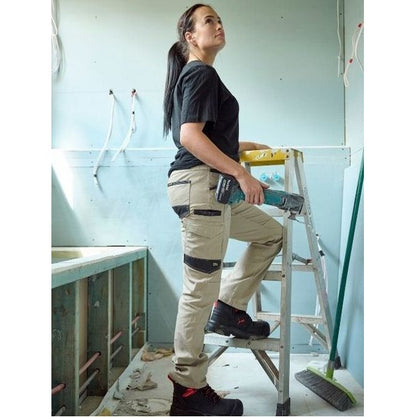 Bisley BPCL6338 Womens FLX & Move™ Stretch Canvas Elastic Waist Cargo Pants