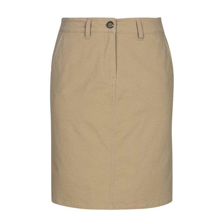Biz Collection BS022L Ladies Chino Skirt