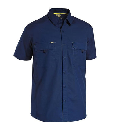 Bisley BS1414 X-Airflow Ripstop Mens Work Short Sleeve Shirt
