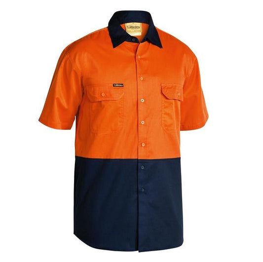 Bisley BS1895 2-Tone Cool Lightweight Drill Short Sleeve Shirt