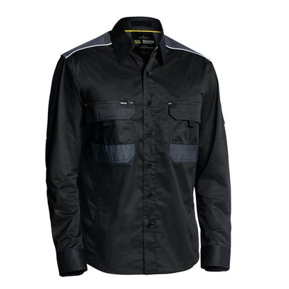 Bisley BS6133 Flex and Move Mechanical Stretch Long Sleeve Shirt
