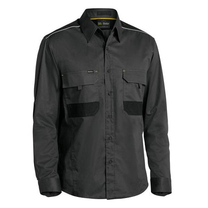 Bisley BS6133 Flex and Move Mechanical Stretch Long Sleeve Shirt