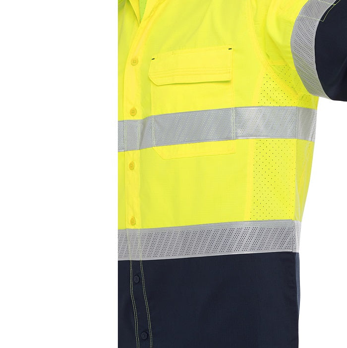 Bisley BS6491T X Airflow™ HiVs Taped Stretch Ripstop Shirt