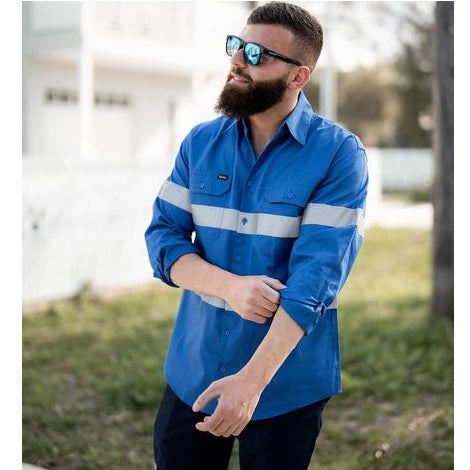 Bisley BS6883T Taped Cool Lightweight Drill Shirt