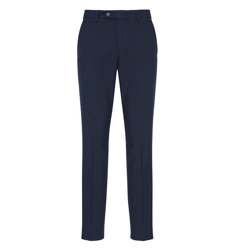 Biz Collection BS720M Classic Mens Slim Pant - Navy - Front View