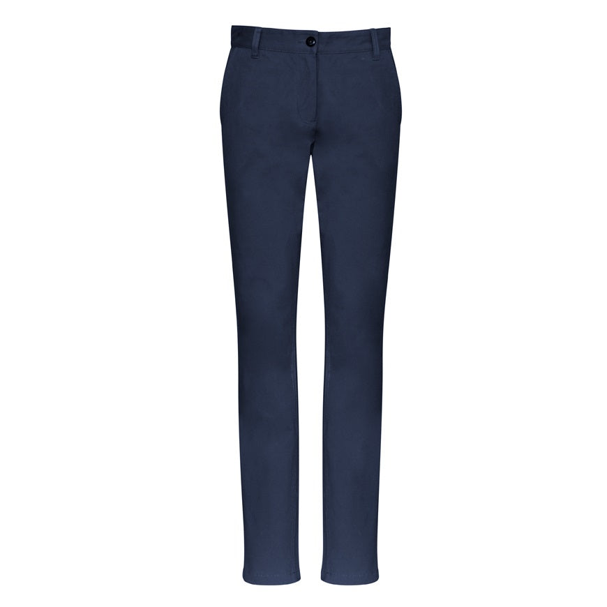 Biz Collection BS724L Lawson Ladies Chino - Navy - Alternative Front View