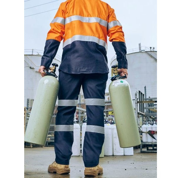 Bisley BS8338T Apex 160 Taped Hi Vis FR Ripstop Vented Shirt