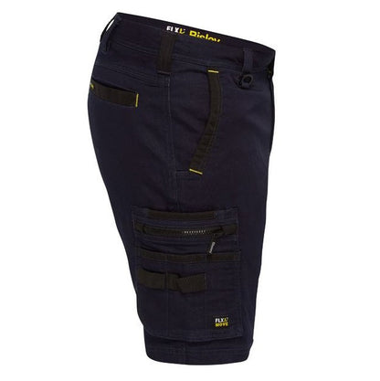 Bisley BSHC1335 FLX & Move Stretch Denim Zip Cargo Shorts