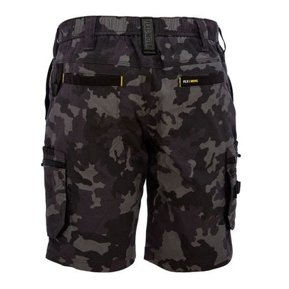 Bisley BSHC1337 Flex and Move Stretch Canvas Camo Cargo Short - Limited Edition