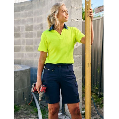 Bisley BSHL1332 Womens FLX & Move 4-Way Stretch Zip Cargo Shorts