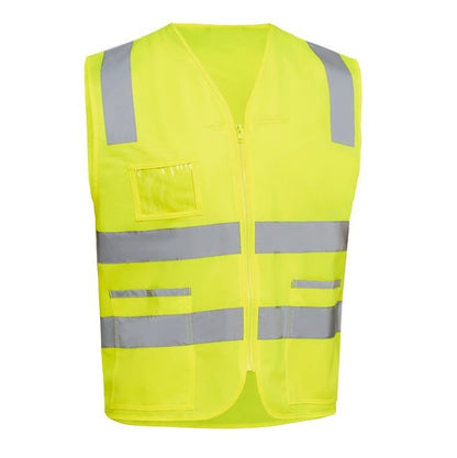 Bisley BV0341T Taped Hi Vis Safety Zip Vest