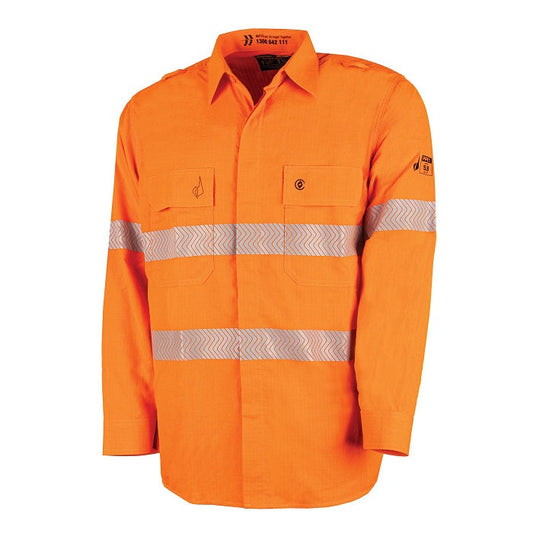 Bool BW1505T1 Lightweight PPE1 FR Shirt With Segmented FR Reflective Tape