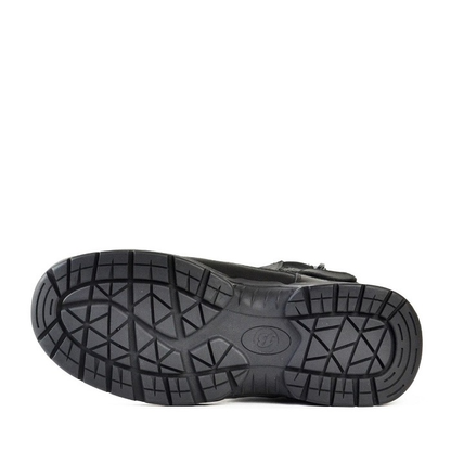 Bata 804-60416 Sentinel Non Safety Boots, black electrical hazard protection, anti slip, sole view