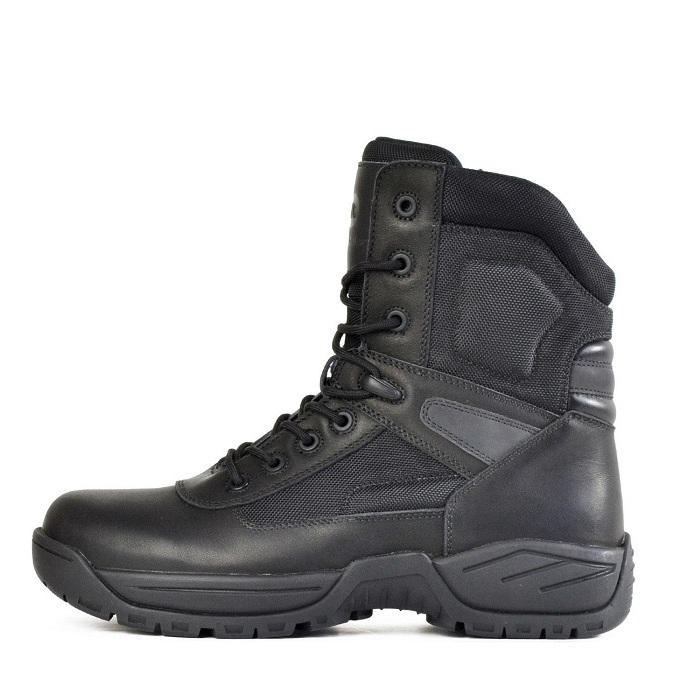 Black Mens, Bata 804-60416 Sentinel Non Safety Boots, lightweight, shock absorbing, side view