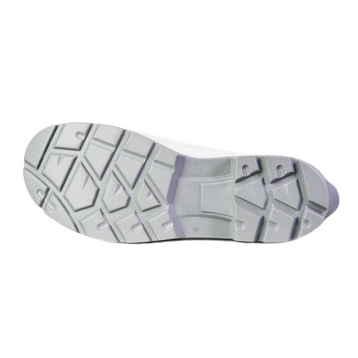 Bata 892-11021 Jobmaster PU 400 Safety Gumboots, grey sole view, slip resistant