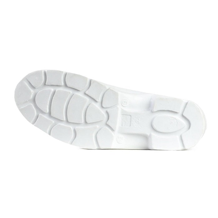 Sole view, white, Bata 892-11080 Utility Non Safety Gumboots