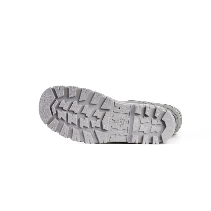 Light grey, electrical hazard protection, Bata 892-22292 Jobmaster III Grey 400 Safety Gumboot, sole view