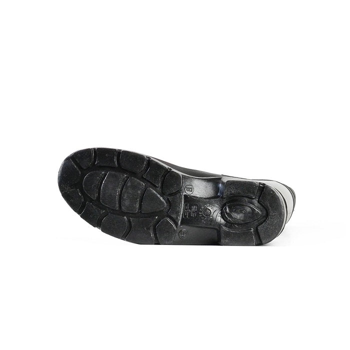 Bata 892-66380 Utility 400 Non Safety Boots, black, sole view, electrical hazard protection