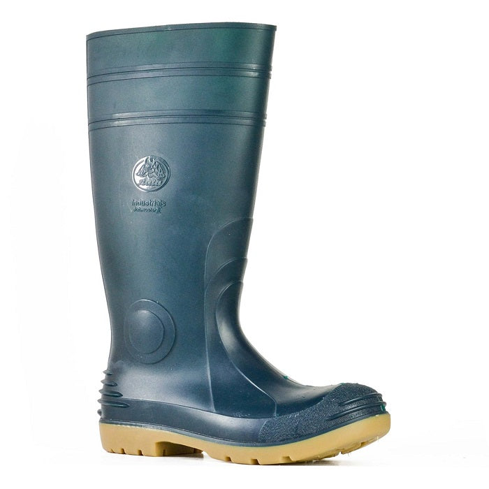Green Fuel, oil and acid resistance, Bata 892-73095 Jobmaster 2 Green Safety Boots, front angle view