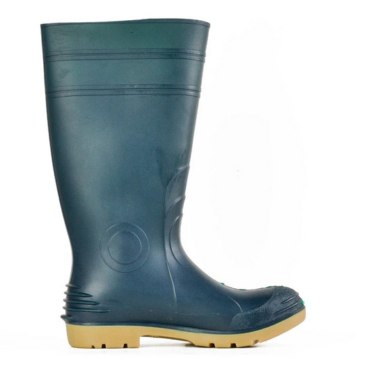 Bata 892-73180 Jobmaster II 400 Non Safety Boots, green, lightweight, soft toe, side view