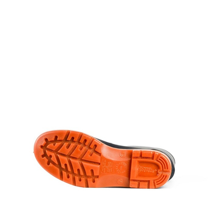 Bata 892-75192 Jobmaster III 400 Safety Boots, Orange sole view, safety toe gumboots