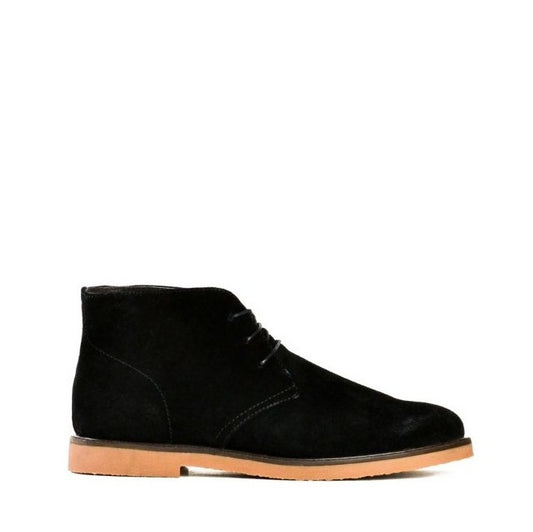 Bata 855-60459 DISCONTINUED Chukka Leather Dress Boots Black 6AU/UK - 7US