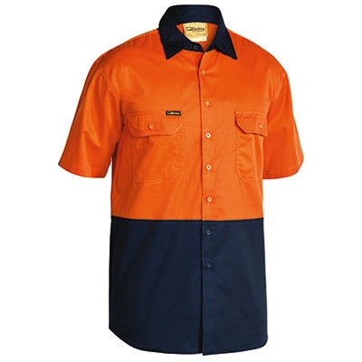 Bisley BS1895 Two Tone Cool Lightweight Drill S/S Shirt