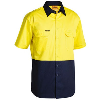 Bisley BS1895 Two Tone Cool Lightweight Drill S/S Shirt