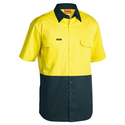 Bisley BS1895 Two Tone Cool Lightweight Drill S/S Shirt