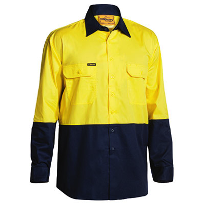 Bisley BS6895 Cool Vent Two Tone Lightweight L/S Shirt