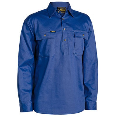Bisley BSC6433 Closed Front Cotton Drill Shirt