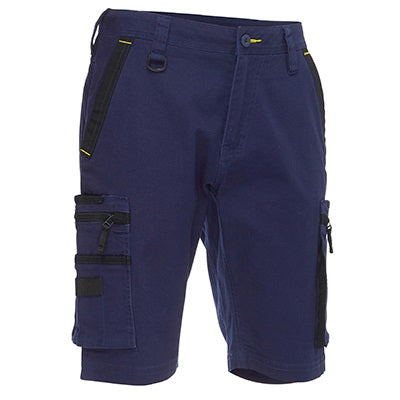 Bisley BSHC1330 Flex&Move™ Stretch Utility Zip Cargo Shorts