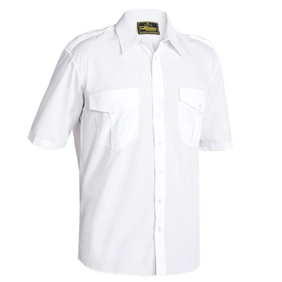 Bisley B71526 Epaulette Short Sleeve Shirt