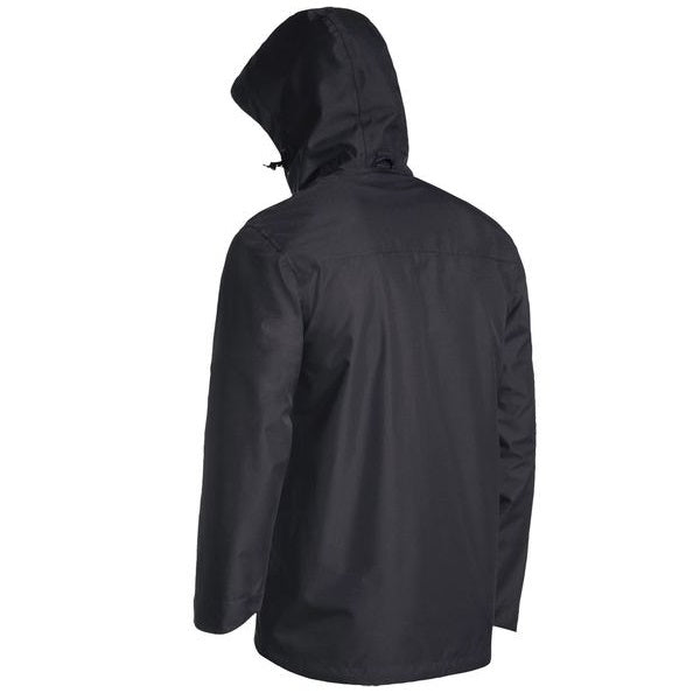 Bisley BJ6926 Lightweight Ripstop Rain Jacket, black, rear view