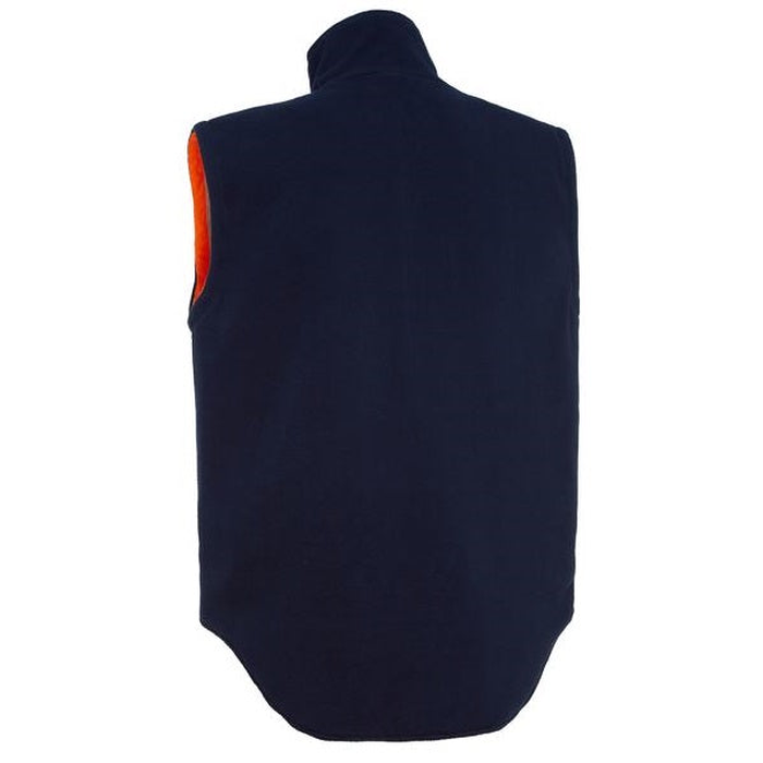 Bisley BJ6974XT X Taped 4-in-1 Rain Jacket, rear view vest