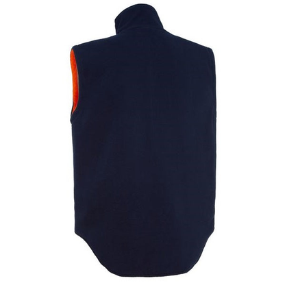 Bisley BJ6974XT X Taped 4-in-1 Rain Jacket, rear view vest