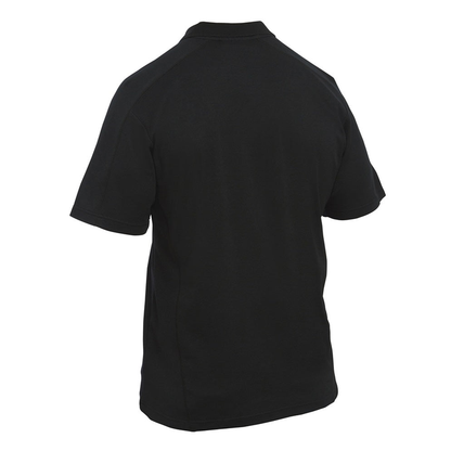 Bisley BK1202 Short Sleeve Polo, black, rear view