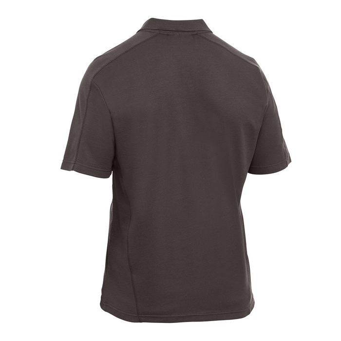 Charcoal, rear view, Bisley BK1202 Short Sleeve Polo