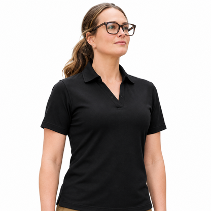 Bisley BKL1202 Womens Short Sleeve Polo, model view