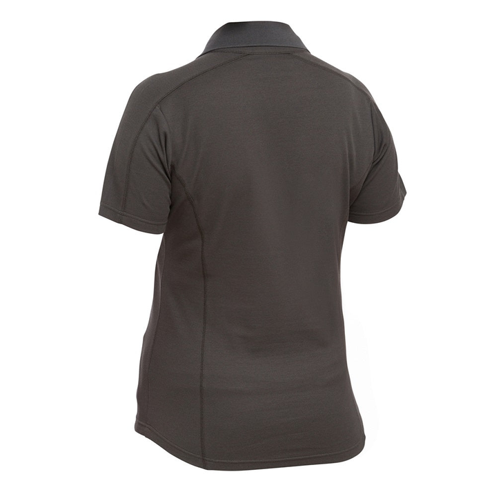 Bisley BKL1202 Womens Short Sleeve Polo, charcoal, rear view