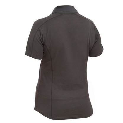 Bisley BKL1202 Womens Short Sleeve Polo, charcoal, rear view