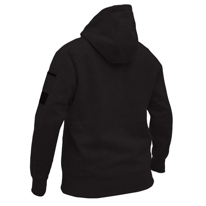 Black, rear view, Bisley BKL6724 Womens Work Fleece Hoodie