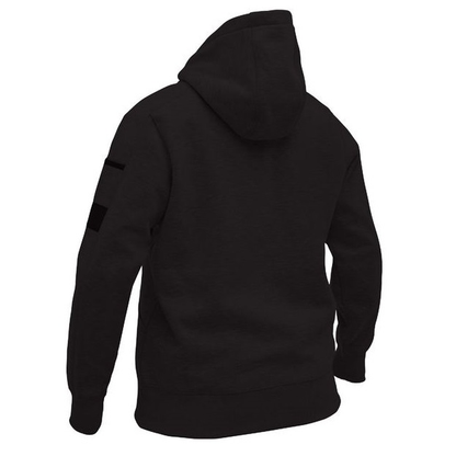 Black, rear view, Bisley BKL6724 Womens Work Fleece Hoodie