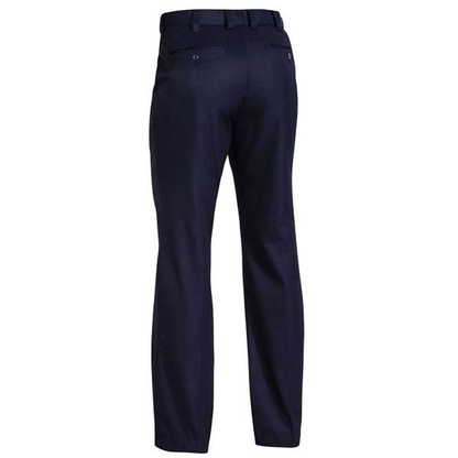 Bisley BP6123D Permanent Press Trouser, rear view, navy, mens