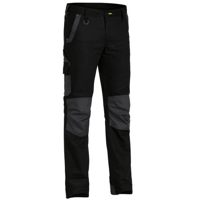 Classic black, Bisley BPC6130 Flex and Move Stretch Pants, Mens, front view