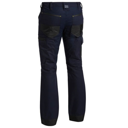 Bisley BPC6130 Flex and Move Stretch Pants, navy blue, rear view