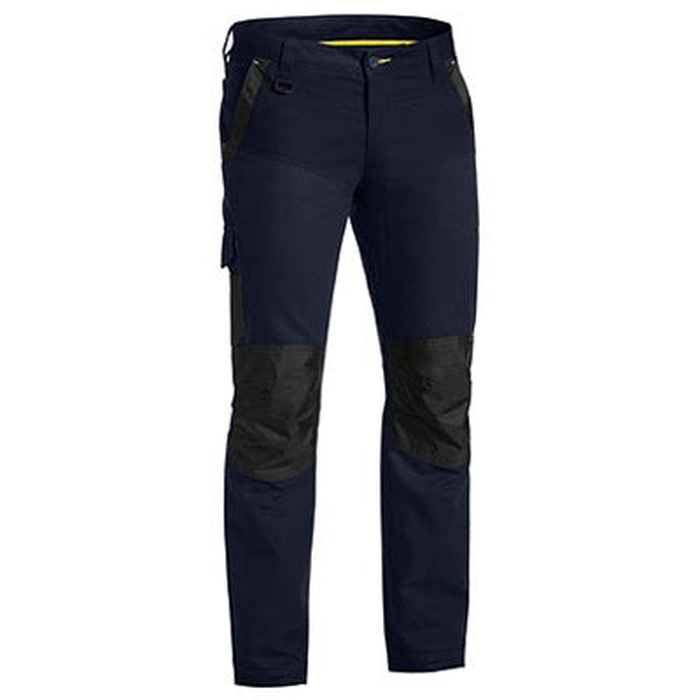Dark navy, modern fit, comfortable, Bisley BPC6130 Flex and Move Stretch Pants, front view
