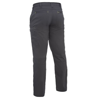 Charcoal grey, rear view, Bisley BPC6152 Airflow™ Stretch Ripstop Lightweight Cargo Pants