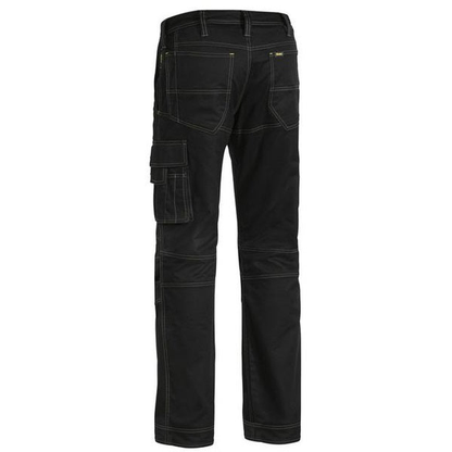 Bisley BPC6475 X-Airflow Cargo Pants, black, rear view
