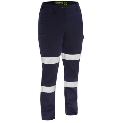Bisley BPCL6088T Womens Taped Biomotion Recycled Cargo Work Pants